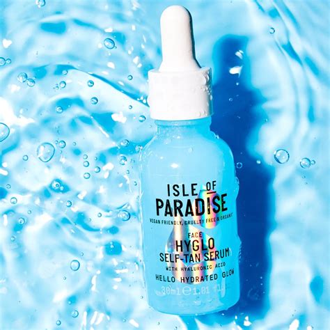 Isle of Paradise Hyglo Face Hyaluronic Self Tan Serum.